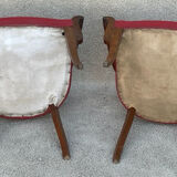 Paire de fauteuils bridges