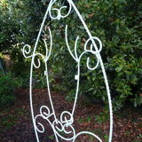 Forged iron wall wardrobe