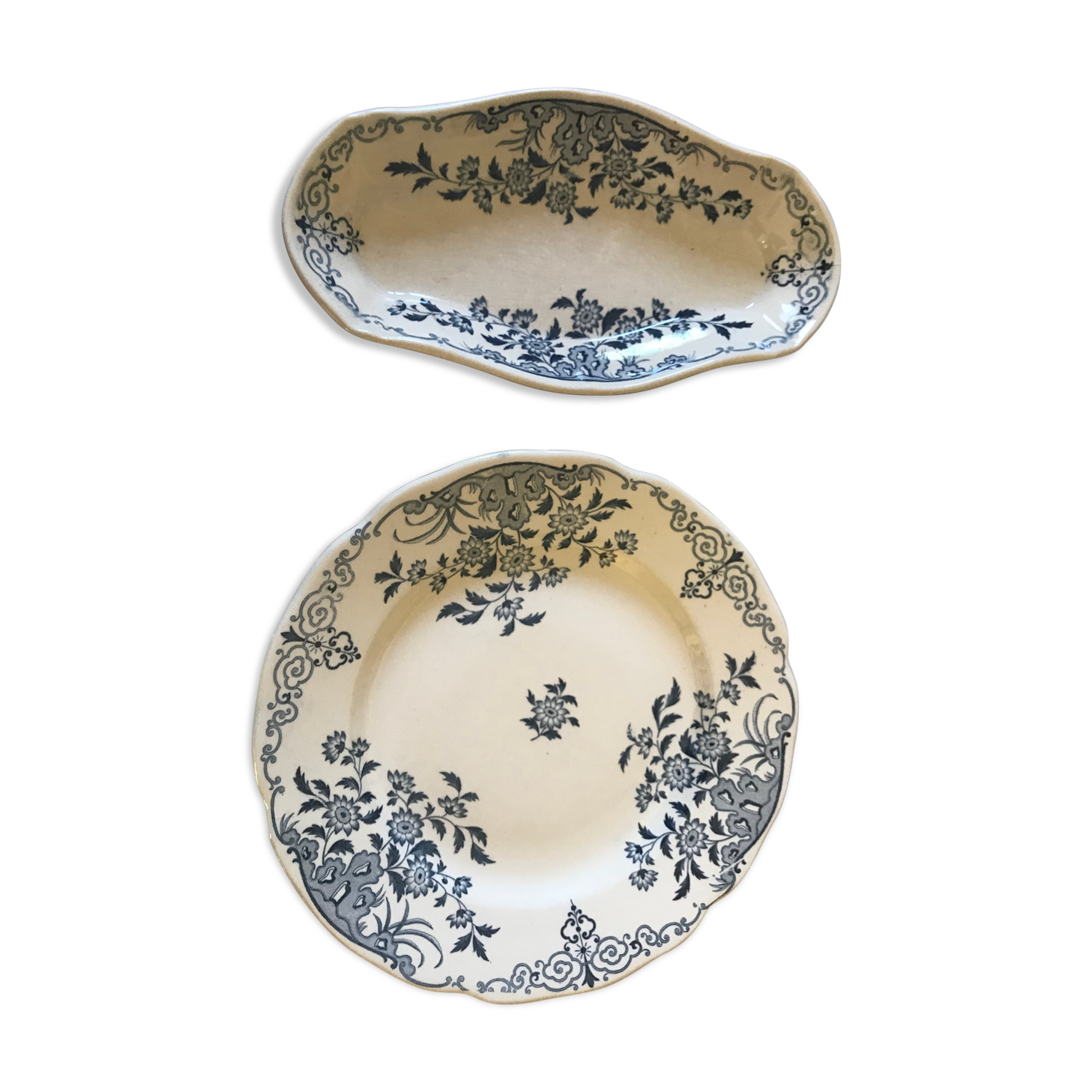 Ceramic dishes Sarreguemines