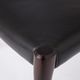 Mid century Rosewood dining chair with leather seat by Niels O. Møller for J.L. Moller