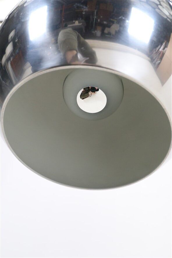 Set of 3 original Louis Poulsen / Verner Panton “Topan” pendant lamps / mid-century Danish modern design / 1960s / 1970s