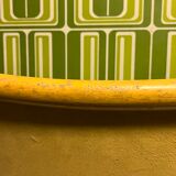 Pair vintage sled reception chairs