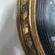 Miroir sorcière en bois sculpté doré XIX siècle