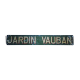 Plate destination of buses old "garden vauban"