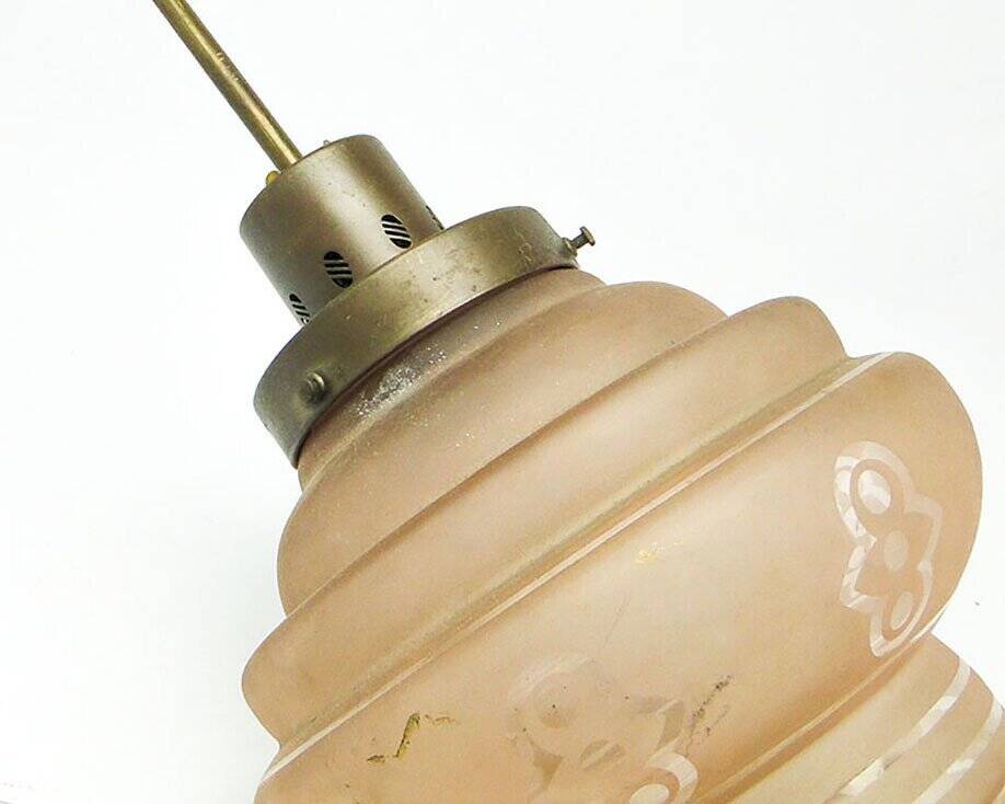 Art Nouveau pendant lamp, 20th century, 1890s