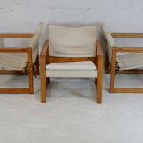 Set of 3 Diana armchairs by Karin Mobring, Ikéa, circa 1970