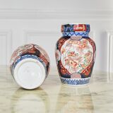 Pair of Japanese antique imari vases