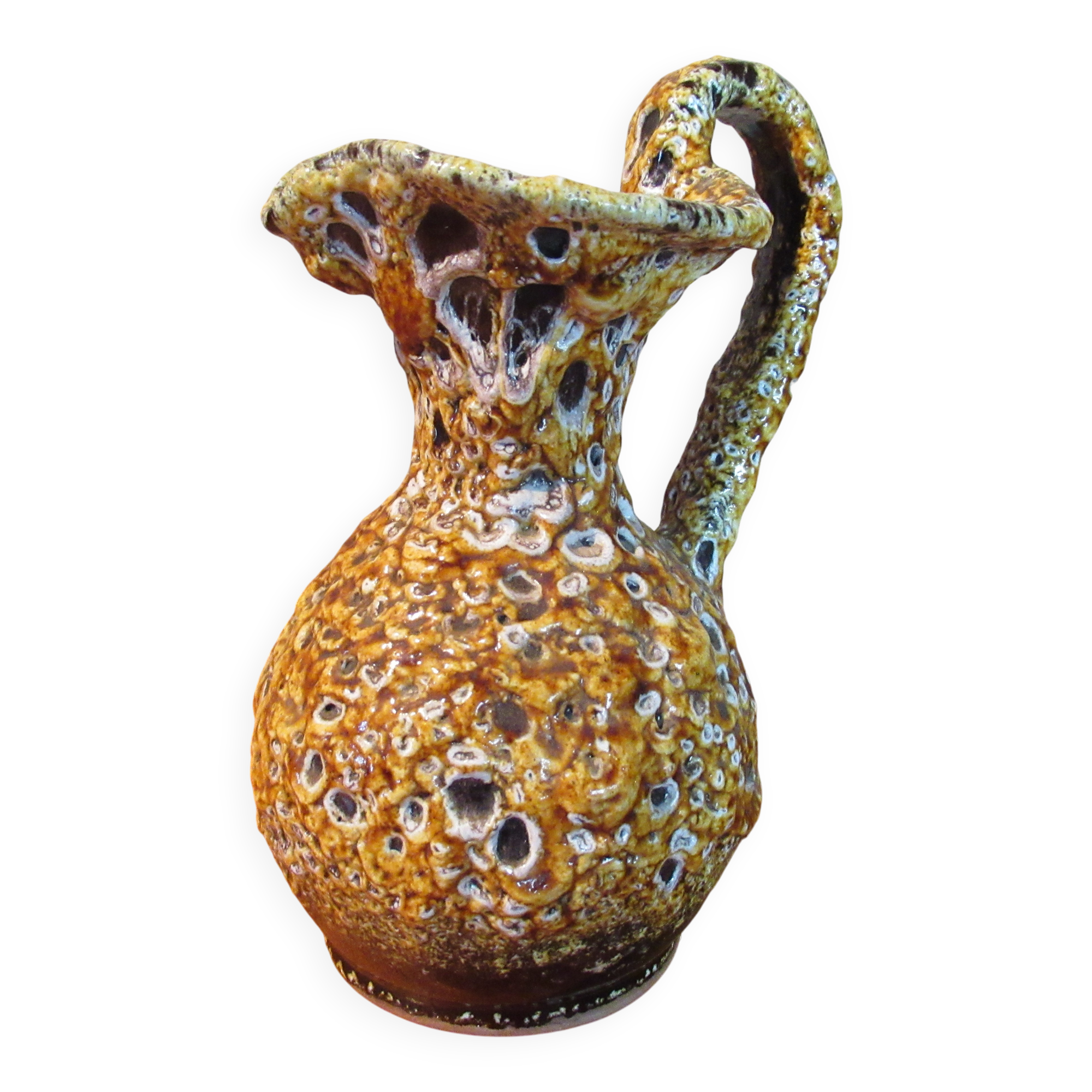 Pichet cyclope charles cart annecy savoie vintage 50s-60s fat lava