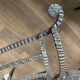 Art Deco wrought iron mirror 72x74cm