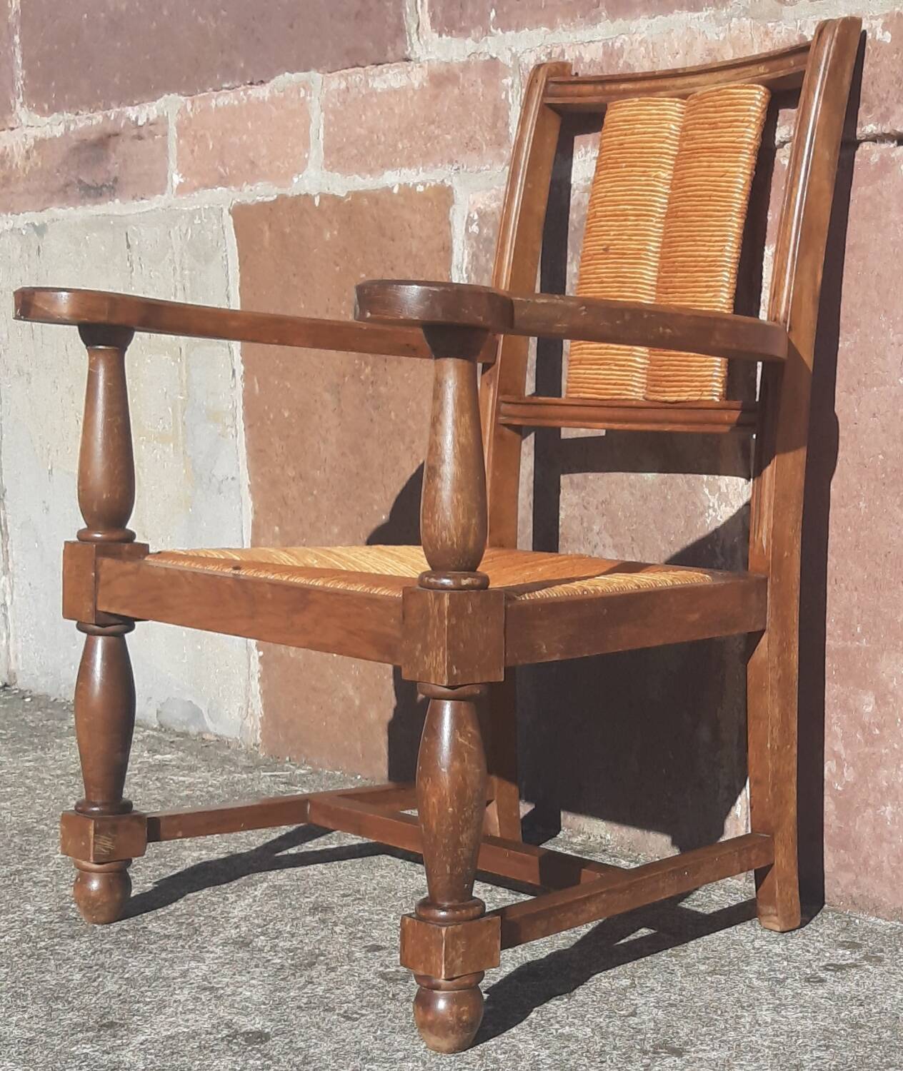 Straw chair (seat and backrest)