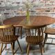 Scandinavian chairs (series of 6) in teak produced by samcom 1960