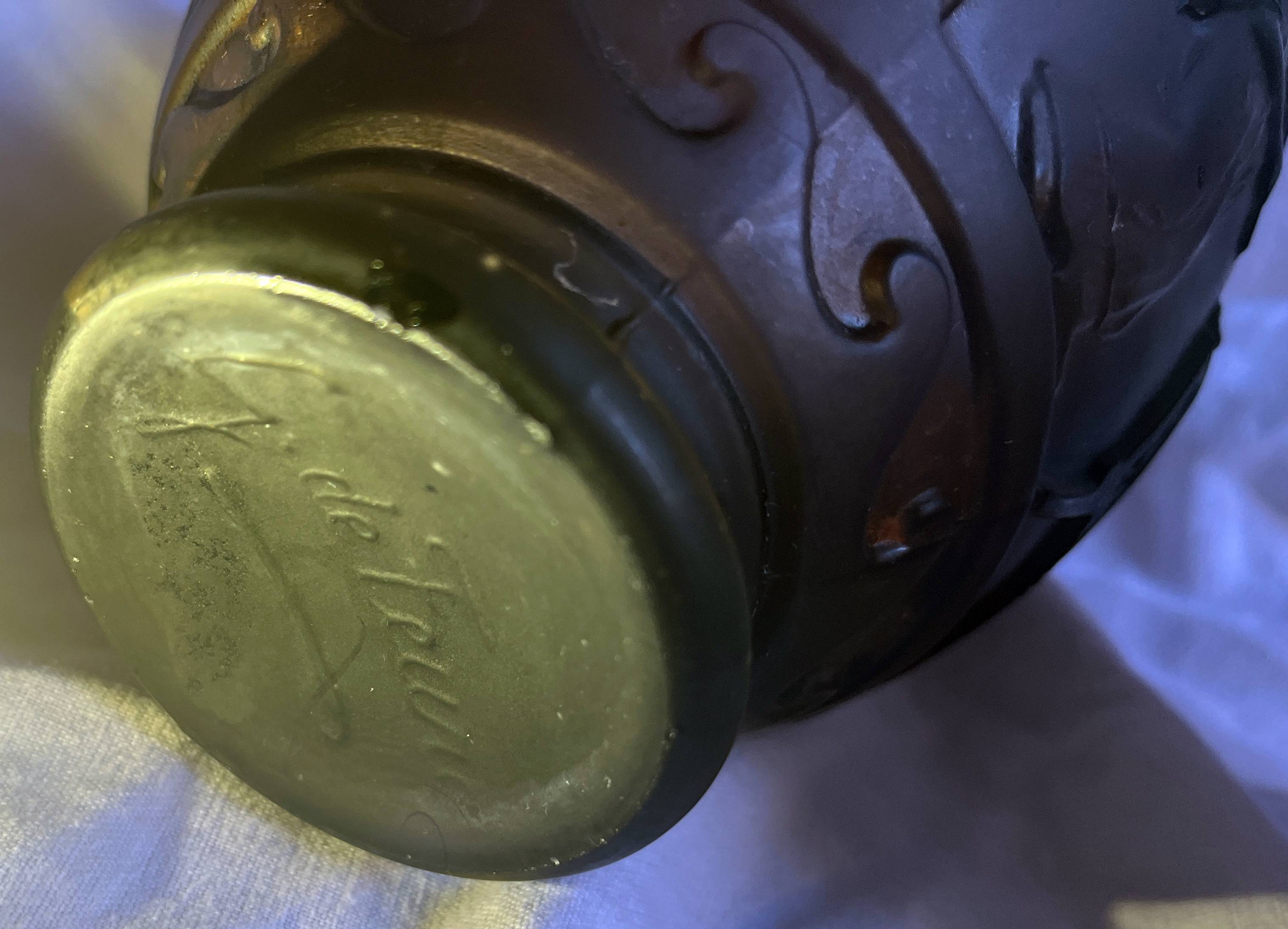 Pair of Art Deco vases Georges Le Feure (1868/1943) Glass paste Dancers