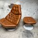 Fauteuil vintage avec ottoman Artifort F588
