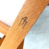 Solid oak dining chairs by Meubelatelier Vanda, 1970s