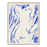 Female figure giclee print, 50x70cm