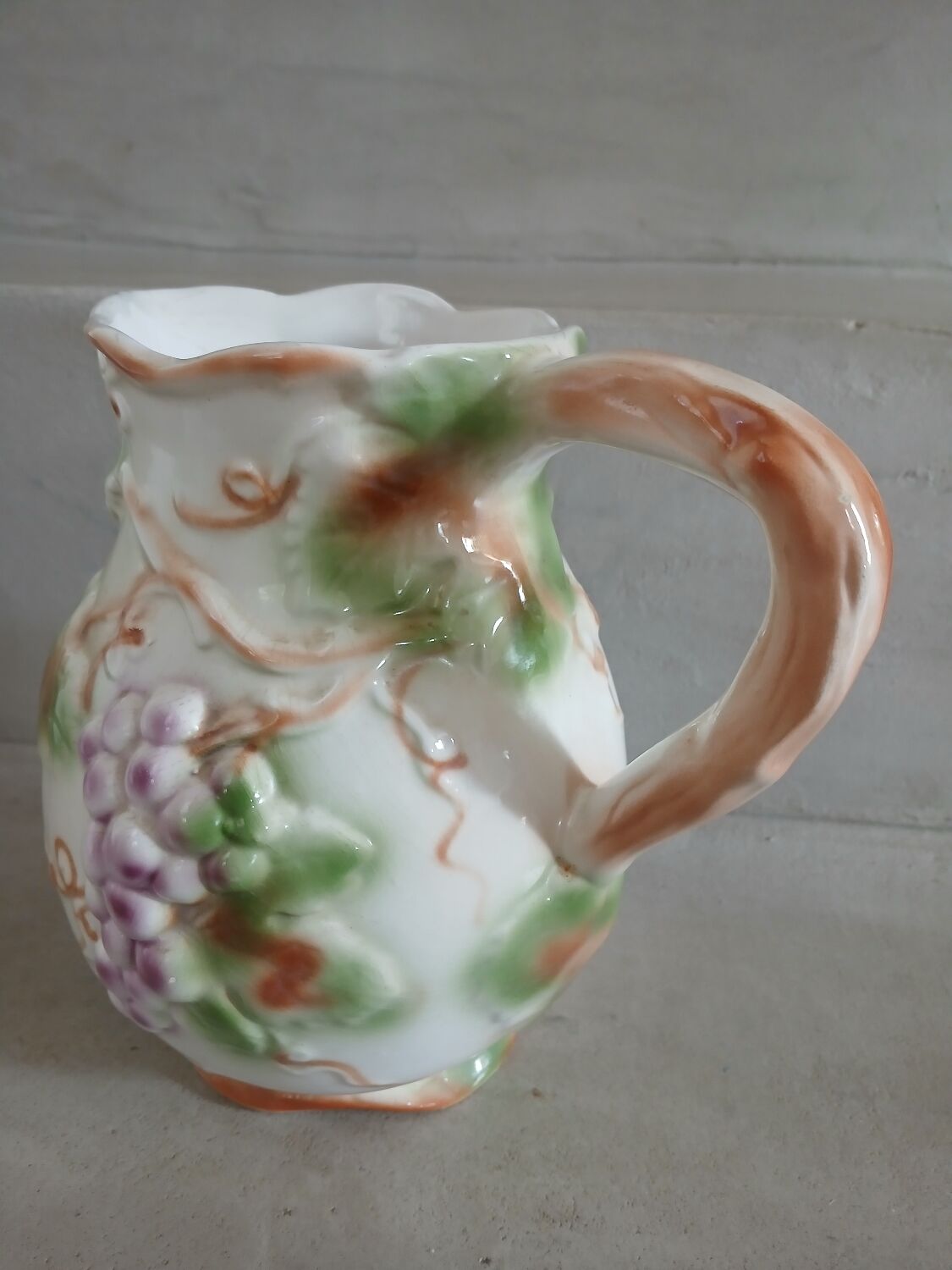 Antique jug in slipware