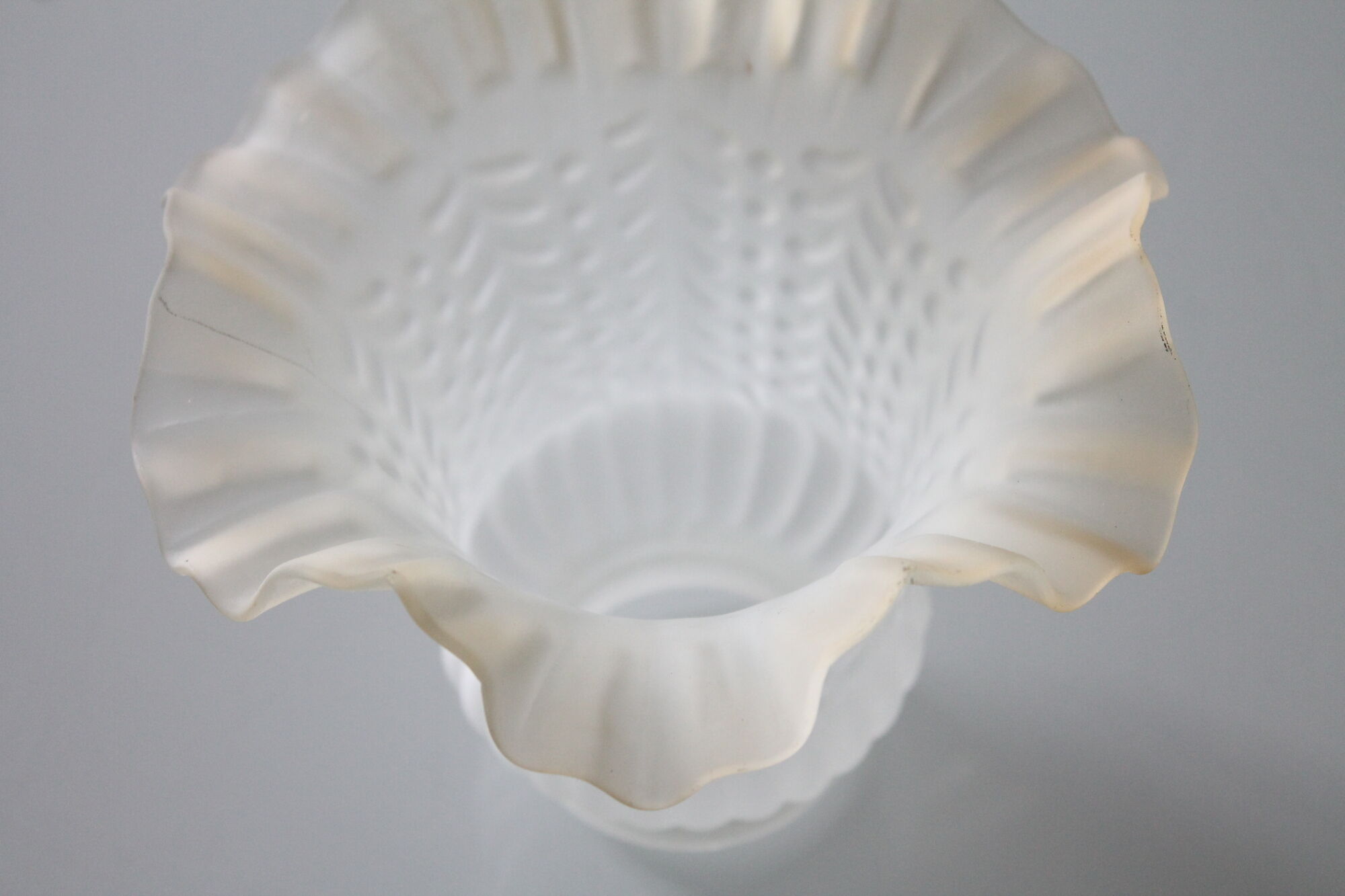 Abat-jour en verre, Tulipe vintage en verre