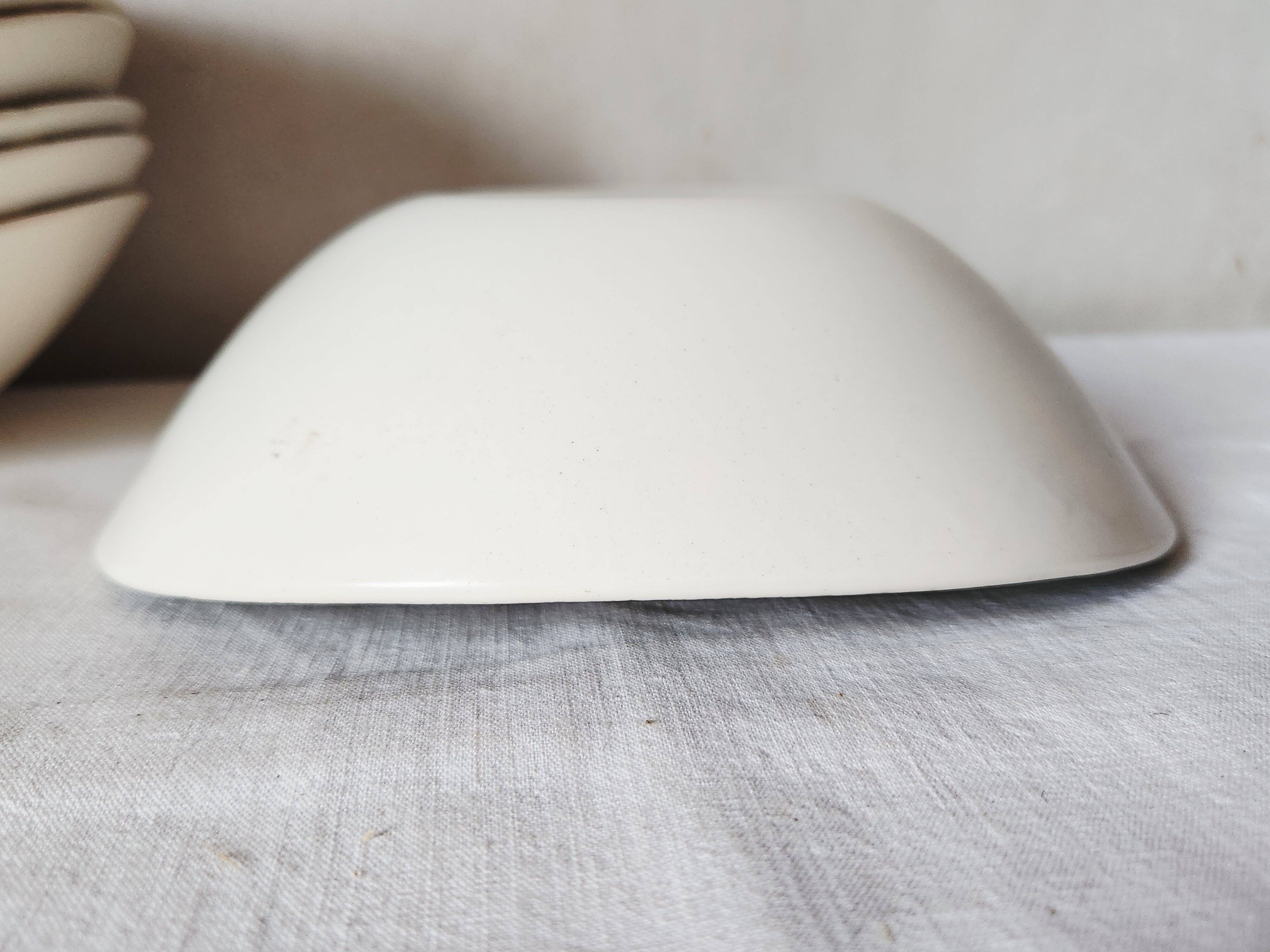 Vintage french 1960s stalins toledo - toledo dessert bowls black olive leaf