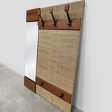 Vintage wall coat rack hall wardrobe 1960