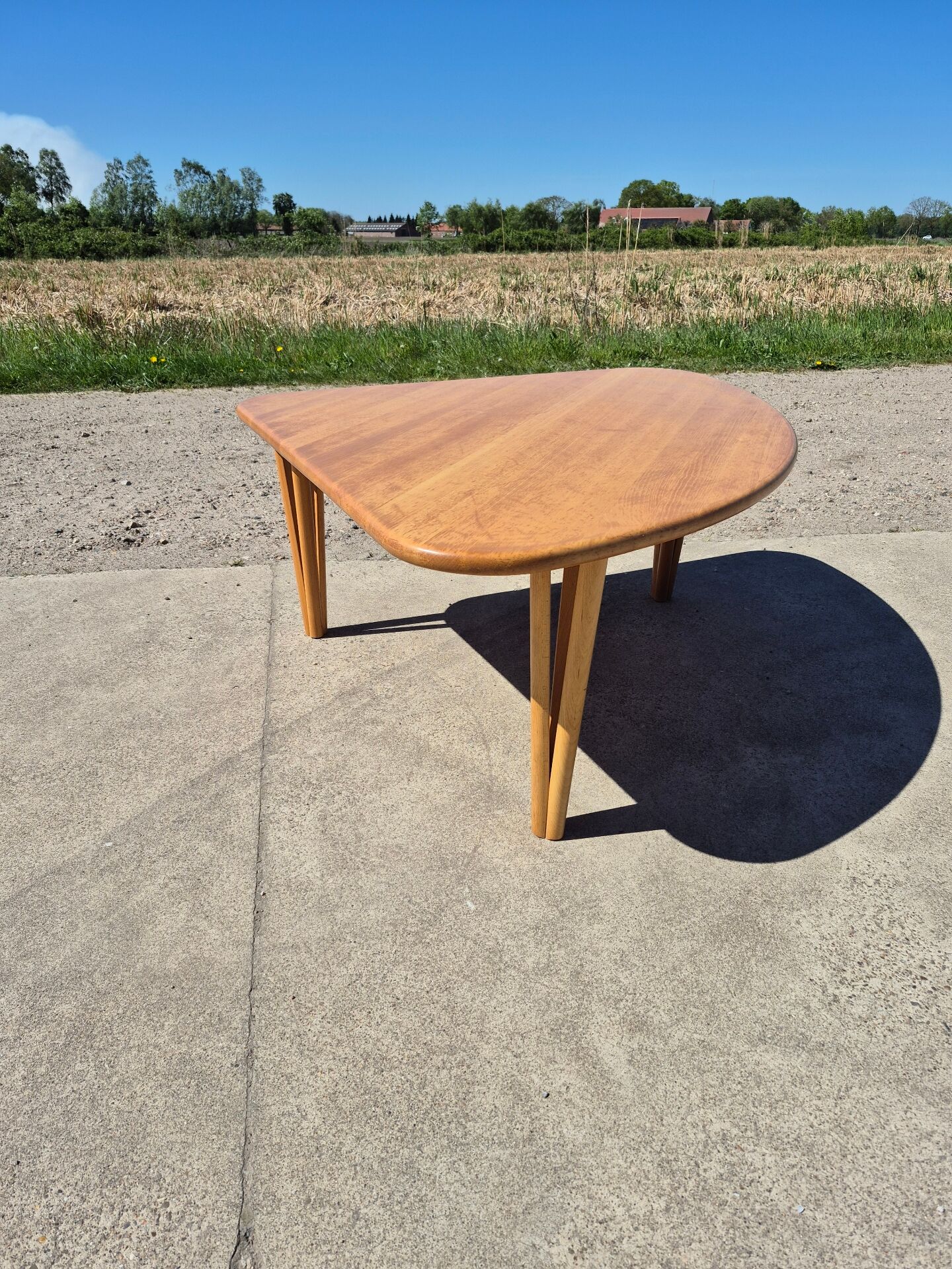 Danish design coffeetable organic shape Snedgergaarden