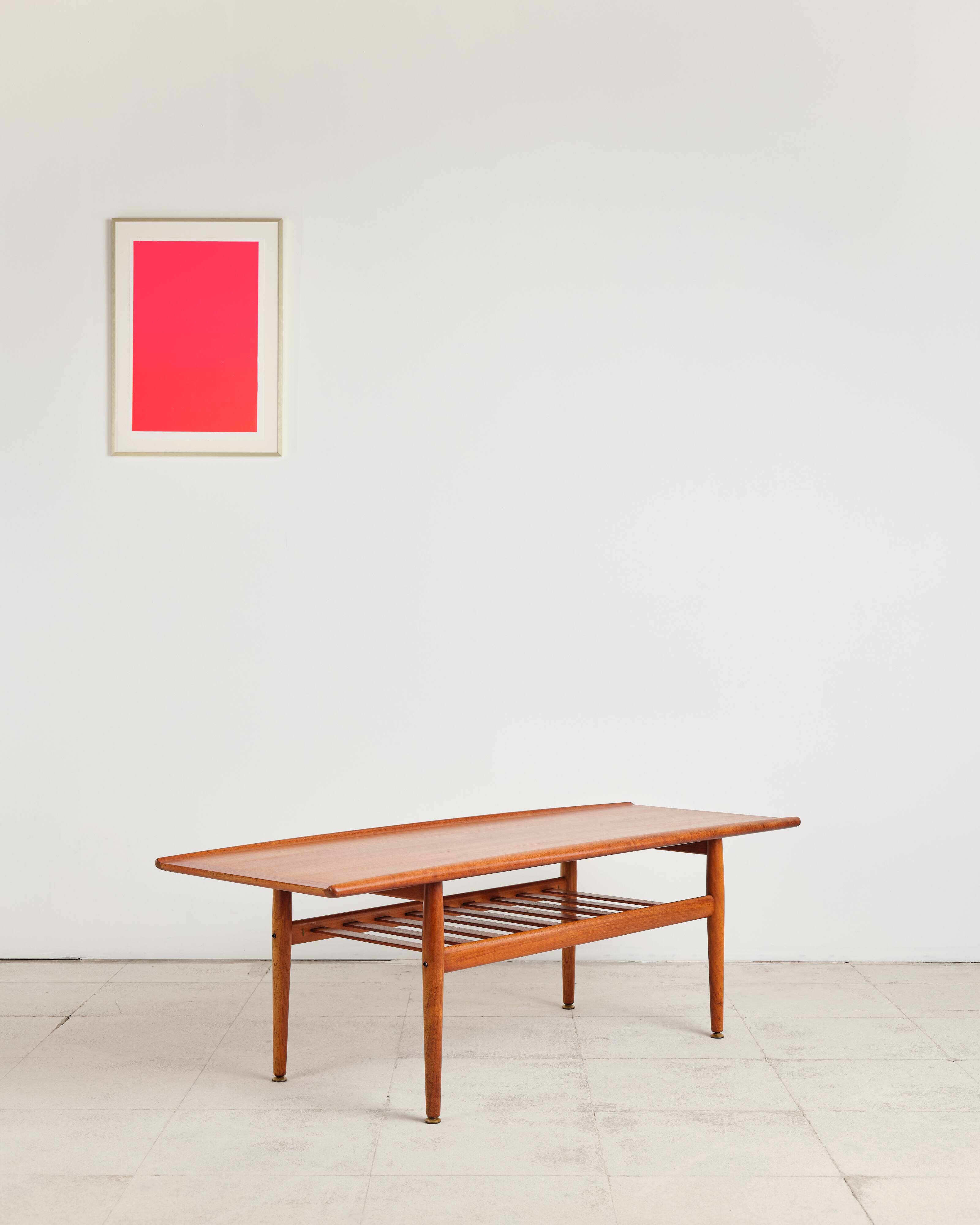 Large coffee table by Grete Jalk, Mid-Century Danish design.