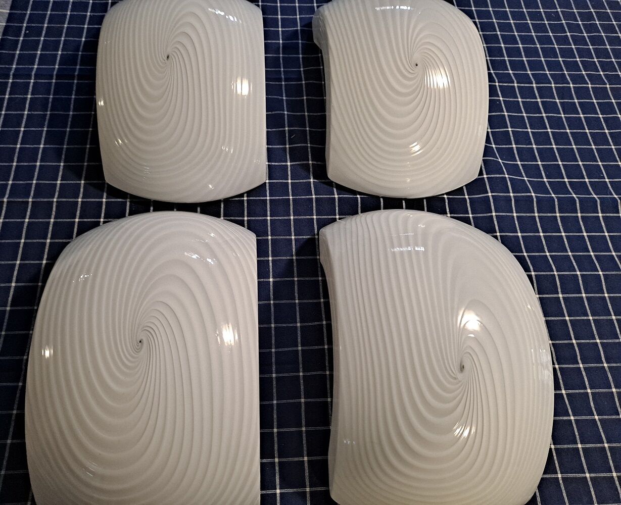 Pair Murano Venini Wall Lights