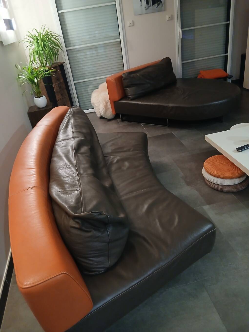 Steiner mandala sofa and chaise longue set