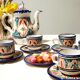 Vintage Moroccan tea service