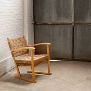 Karl Schrøder Lounge Chair Model 1641 for Fritz Hansen, 1940s Denmark