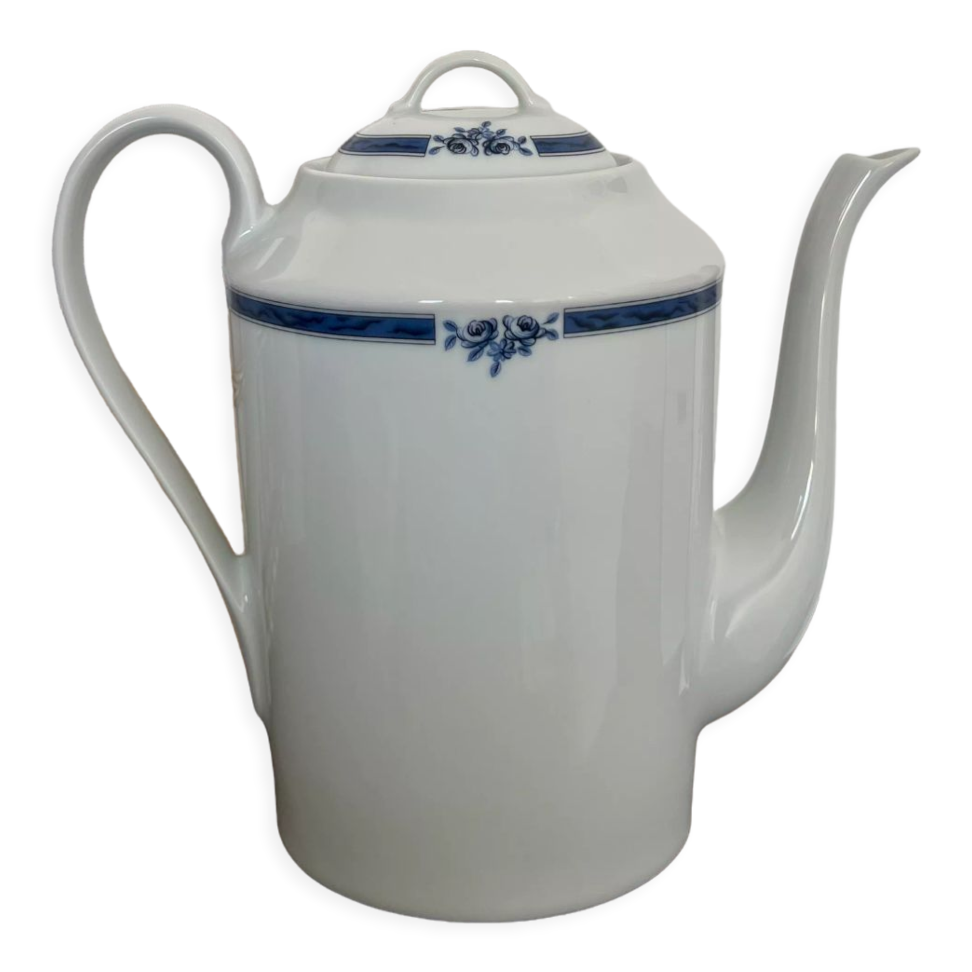 Numbered Sologne porcelain teapot