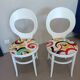 set of 2 restored Baumann Mouette chairs