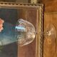 6 vintage butterfly champagne glasses
