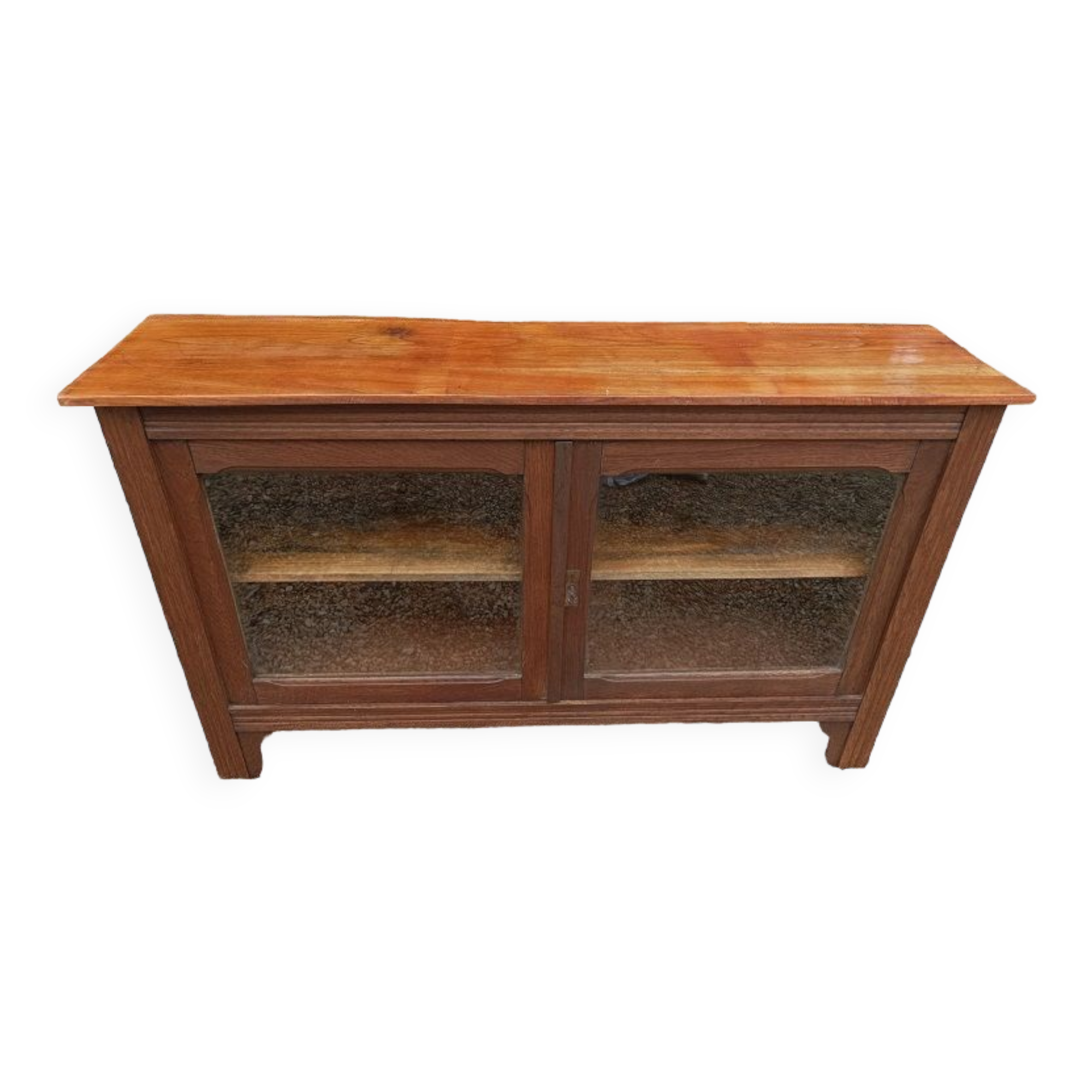 Showcase furniture solid wood glass door extra tv