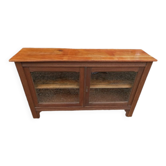 Showcase furniture solid wood glass door extra tv