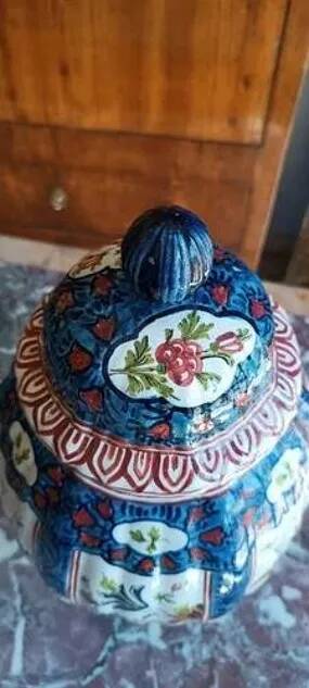 Antique European Ceramic Vase, 19th Century