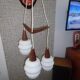 Lustre boomerang Louis Kalff pour Philips