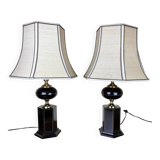 Maison le dauphin France: very large desk lamps from the 1970s