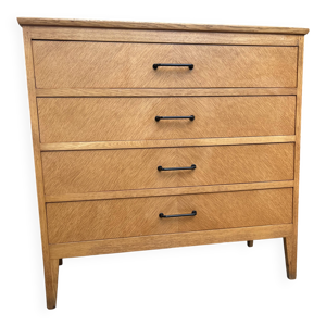 Commode vintage 4 tiroirs - clair