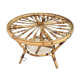 1950s rattan table from France