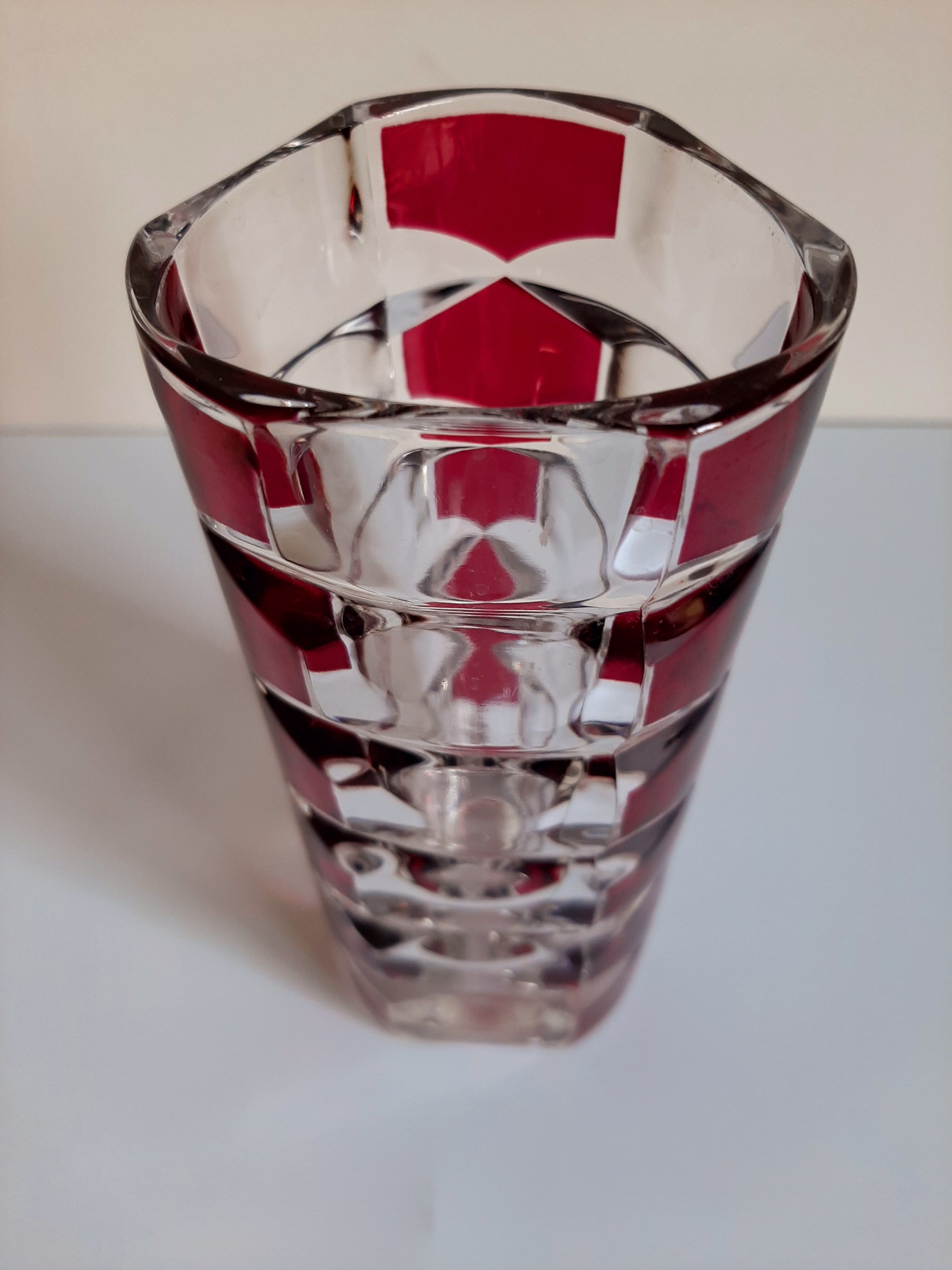 Original colorful vase made in France