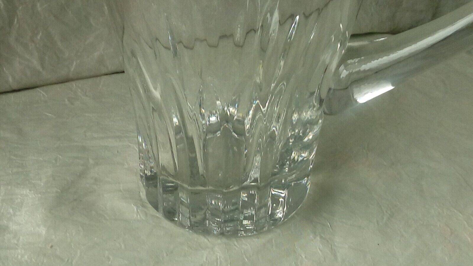 Jug pitcher carafe for water orangeade in crystal old size