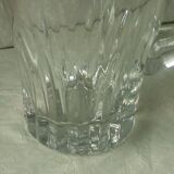 Cruche pichet carafe pour eau orangeade en cristal taille ancienne