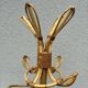 Italian Bamboo & Rattan Coat Stand — Vintage, 1970s