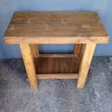 90cm old solid wood workbench