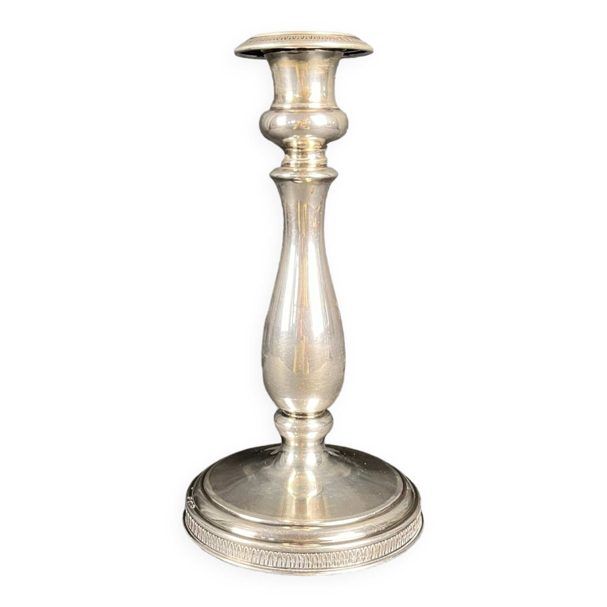 silver torch, hallmarked early 20th century