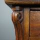 Antique oak chest of drawers with 4 drawers
