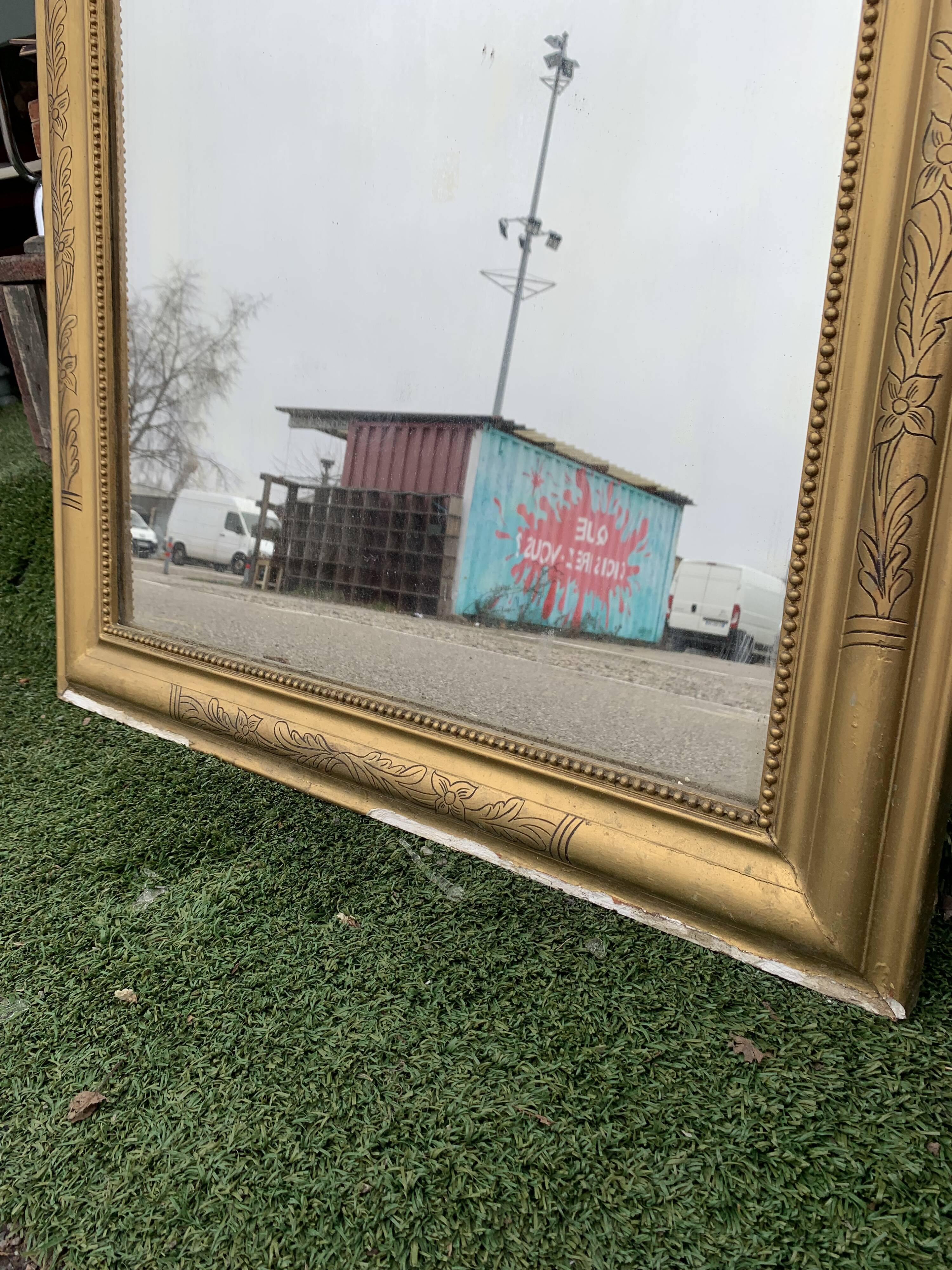 Mirror louis Philippe gold