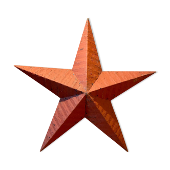 Amish stars red 74cm