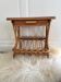 vintage rattan bedside table