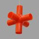 Suspension Jan Melis & Ben Oostrum pour Dark - Modèle « Crosslight » - Années 90, Pays-Bas